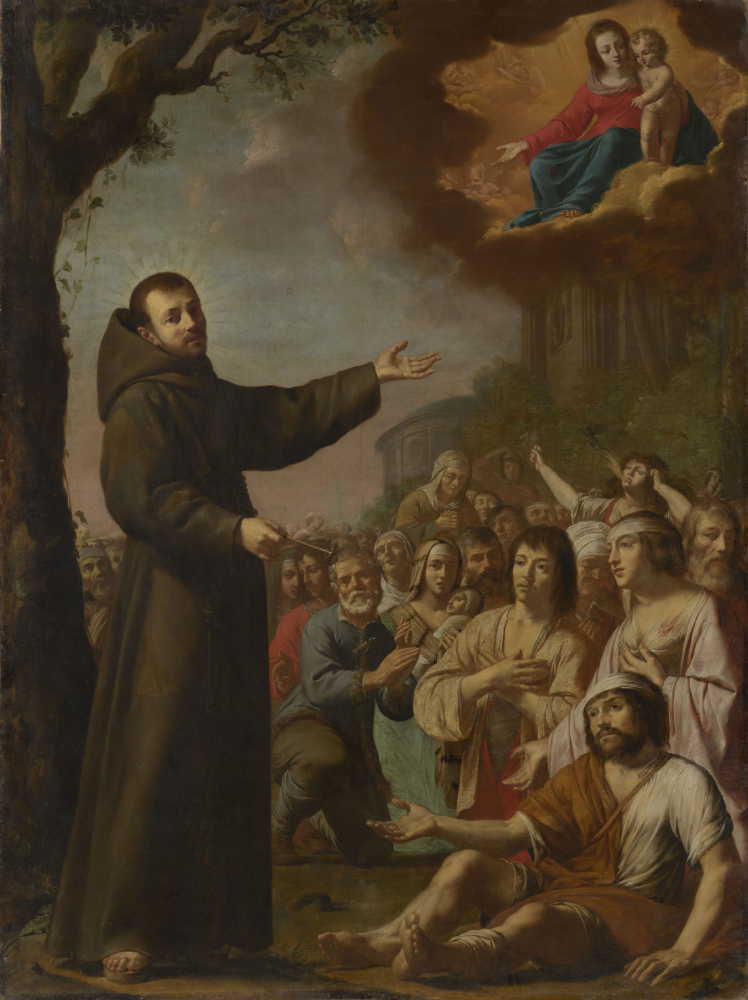 "St Paul ermite et st Antoine" en lumière directe