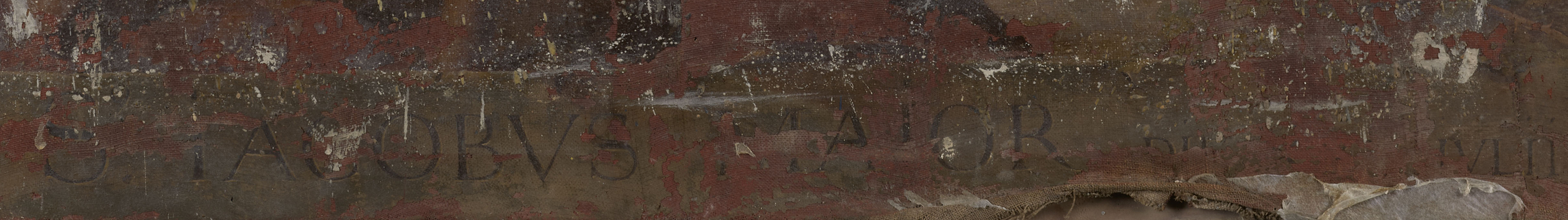 Détail de la partie basse de "Saint Jacques le Majeur"