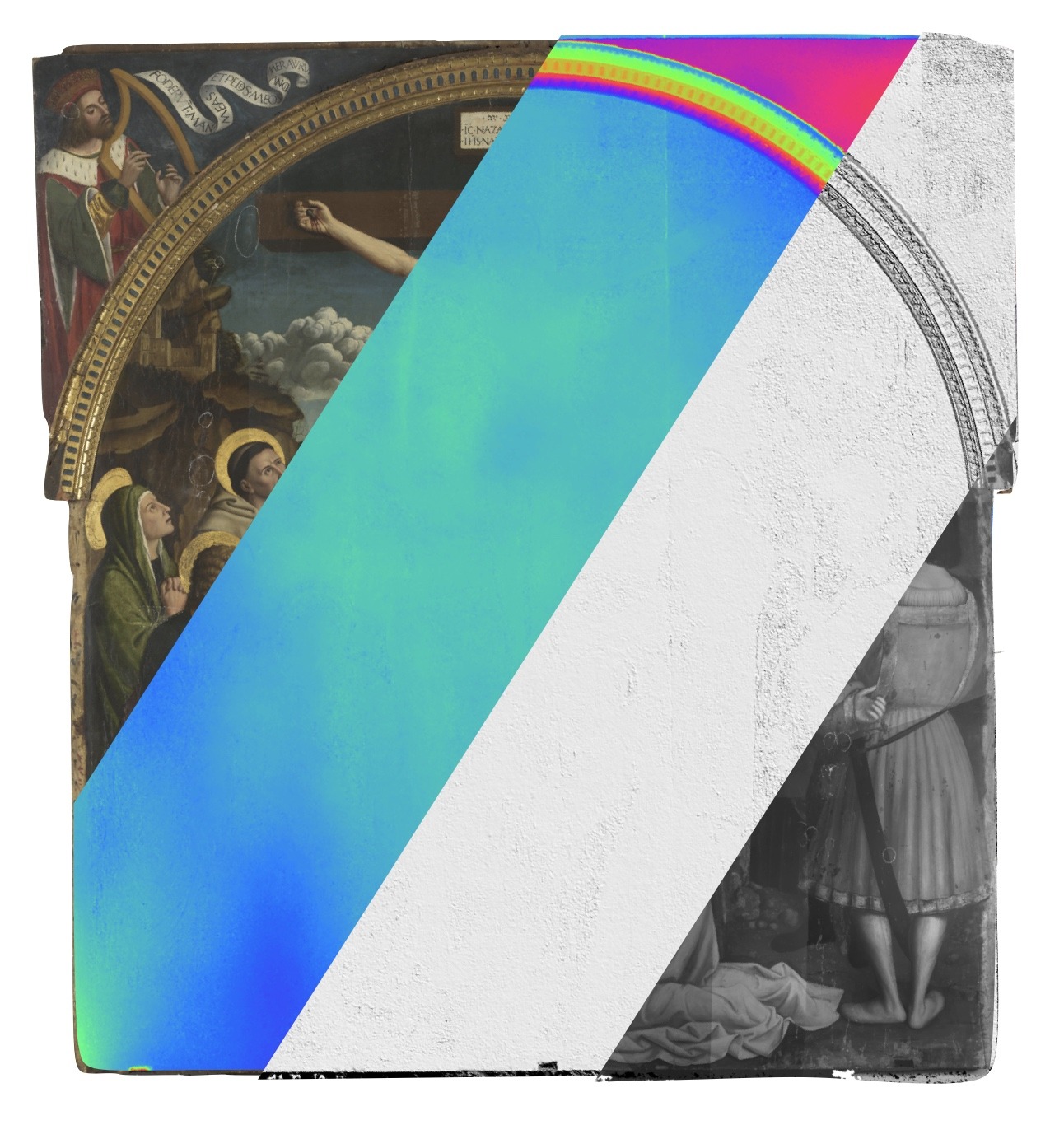 Imagerie sur un tableau de Bréa